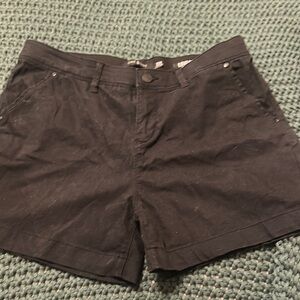 one 5 one Black Jean Shorts Classic Style